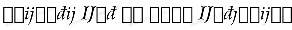 Chianti Ext BT Bold Extension字体转换